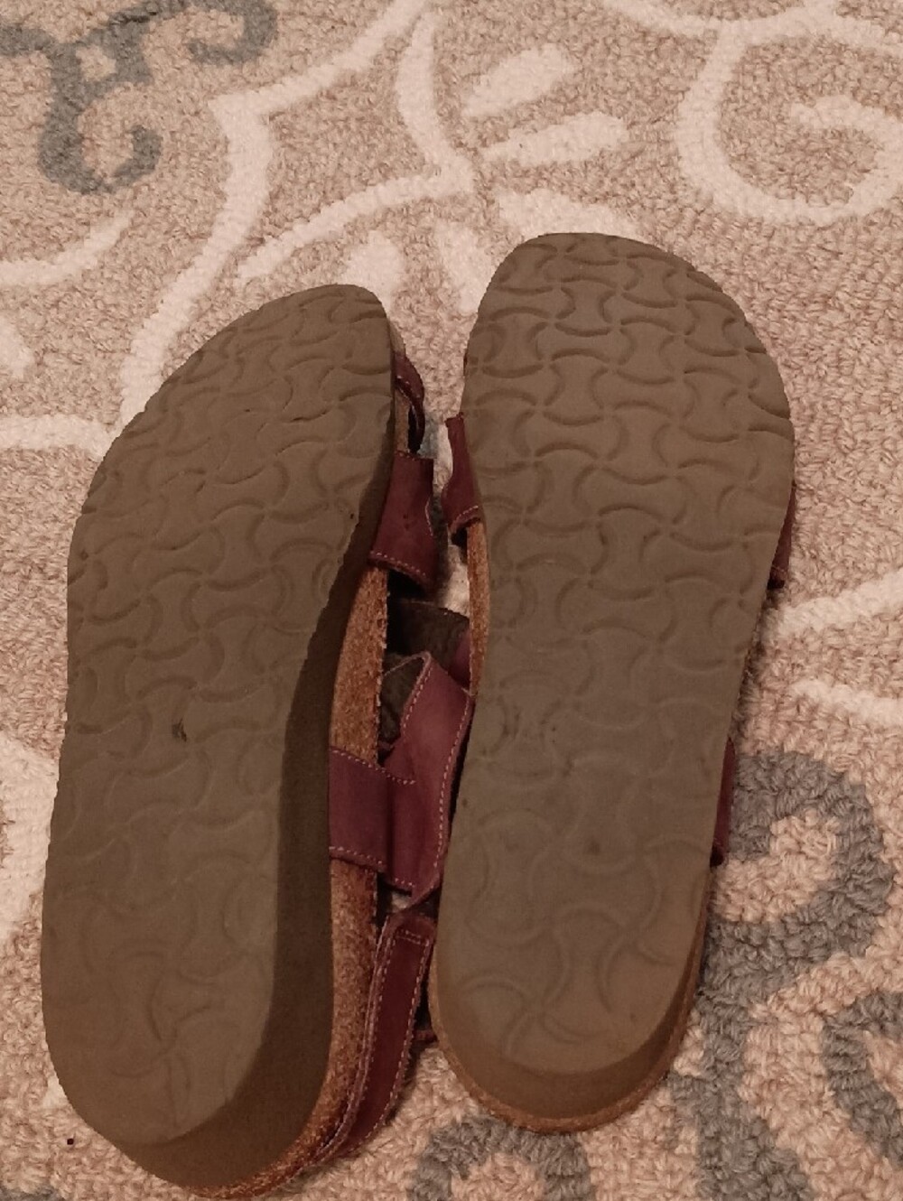 Naot Brown Leather Cutout Slingback Sandals - Picture 6 of 6